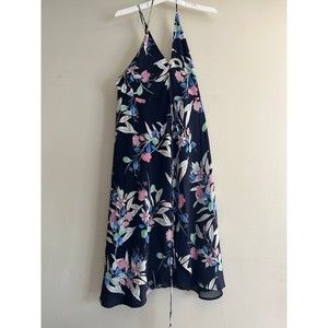Floral Halter Neck Dress